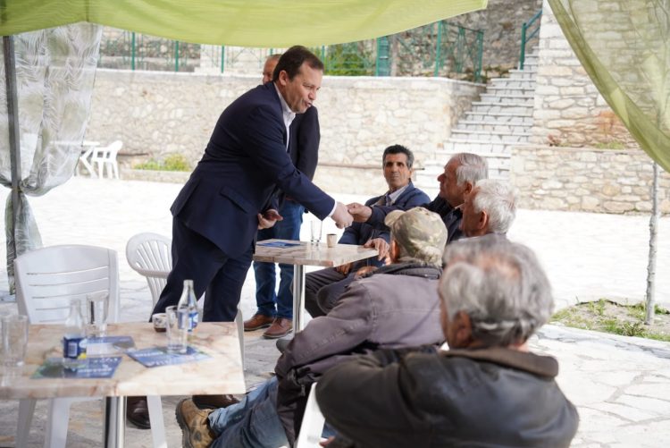 Χωριά του Δήμου Μετεώρων επισκέφτηκε ο Λιούτας