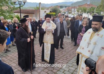 Πάνδημος υποδοχή Ιερού Λειψάνου του Αγίου Γεωργίου στο Γριζάνο