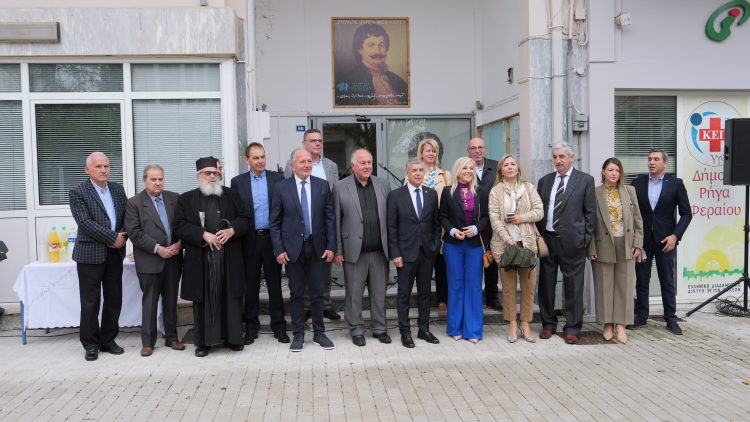 Παραδόθηκε από την Περιφέρεια Θεσσαλίας ο νέος βιοκλιματικός κεντρικός πεζοδρόμος του Βελεστίνου