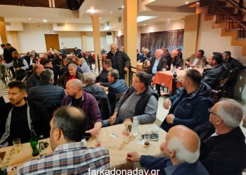 Με επιτυχία στέφθηκε η πολιτική εκδήλωση του ΠΑΣΟΚ στη Φαρκαδόνα