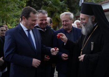 Μεθέορτος Εσπερινός στην Ιερά Μονή Ζωοδόχου Πηγής στην Παναγίτσα