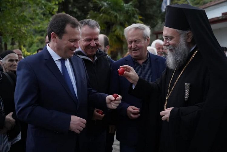Μεθέορτος Εσπερινός στην Ιερά Μονή Ζωοδόχου Πηγής στην Παναγίτσα