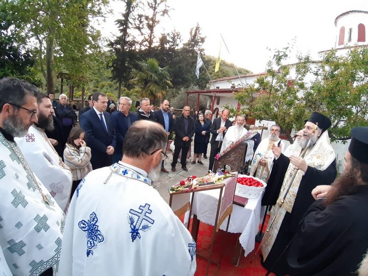 Μεθέορτος Εσπερινός στην Ιερά Μονή Ζωοδόχου Πηγής στην Παναγίτσα