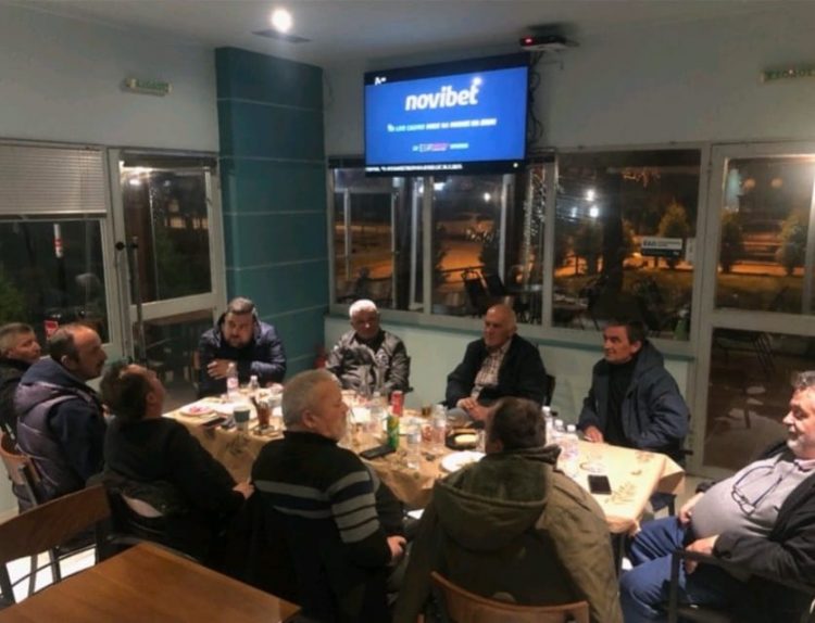 Με φίλους και κατοίκους της Φανερωμένης συναντήθηκε ο Χάιδος