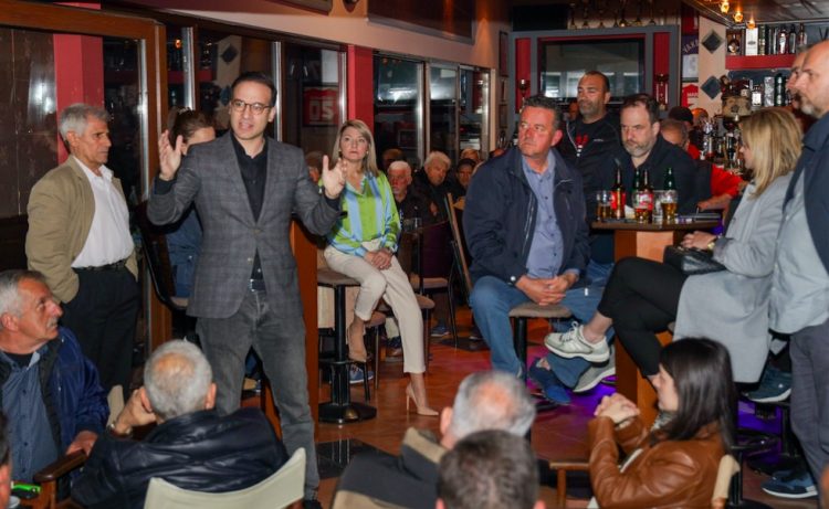 Εντυπωσιακή συγκέντρωση Χατζηγάκη στο Μεγαλοχώρι
