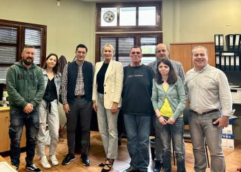 Η υποψήφια βουλευτής της ΝΔ Χαρά Ξάνθη επισκέφτηκε την αστική ανάπτυξη