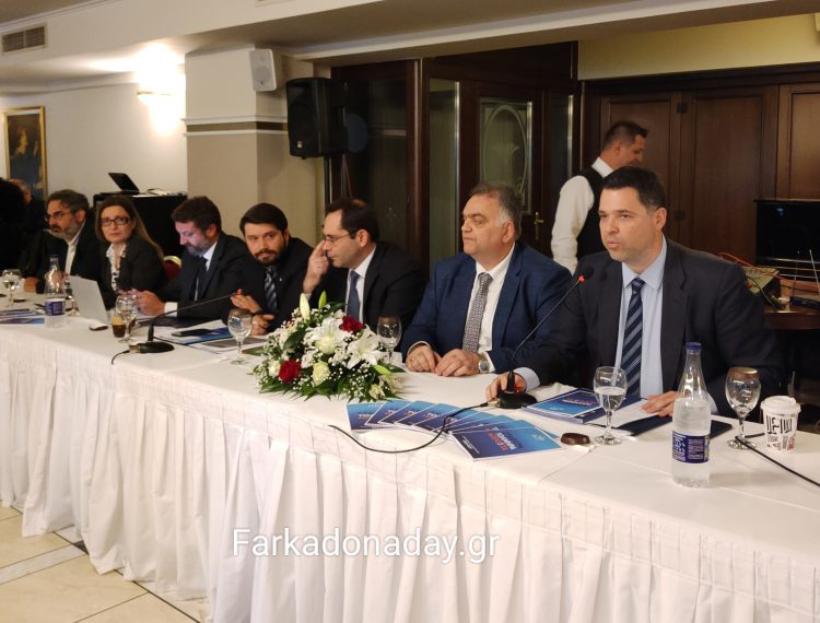 Δεκαμελές κυβερνητικό κλιμάκιο παρουσίασε το πρόγραμμα διακυβέρνησης 2023-2027 της ΝΔ στα Τρίκαλα