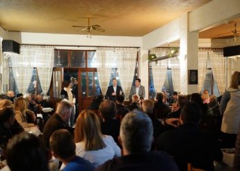 Αποθεωτική υποδοχή του Θανάση Λιούτα στα χωριά της Πύλης