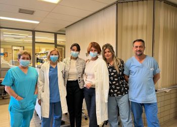 Το νοσοκομείο Τρικάλων επισκέφθηκε η υποψήφια βουλευτής Μαρίνα Κοντοτόλη