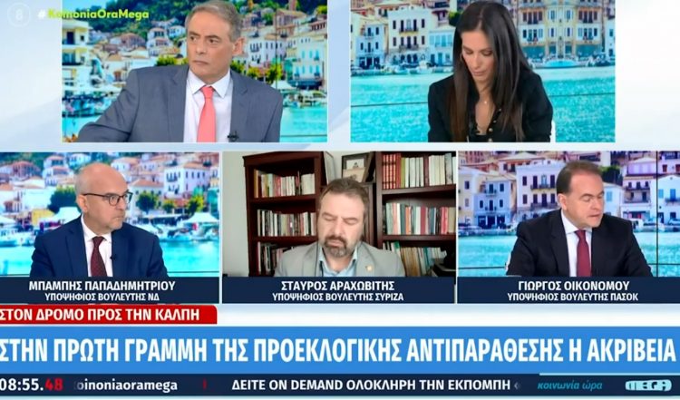 «Σαρωτικός» ο Γιώργος Οικονόμου στο MEGA (ΒΙΝΤΕΟ)