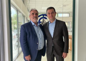 Με έργα και πράξεις δίπλα στις επιχειρήσεις των Τρικάλων ο  Κώστας Σκρέκας