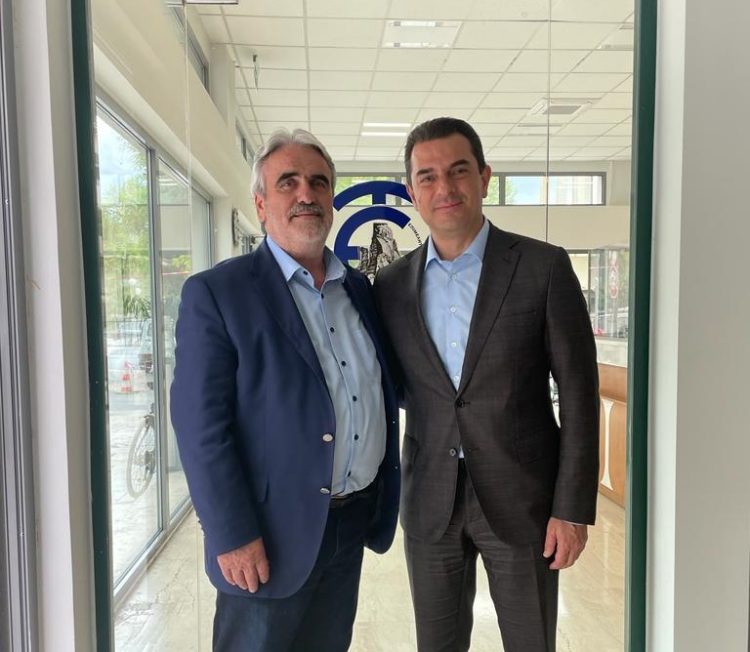 Με έργα και πράξεις δίπλα στις επιχειρήσεις των Τρικάλων ο  Κώστας Σκρέκας