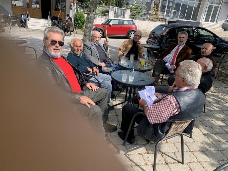Περιοδεία του υποψήφιου δημάρχου  Χρ. Σταμόπουλου στο Γριζάνο