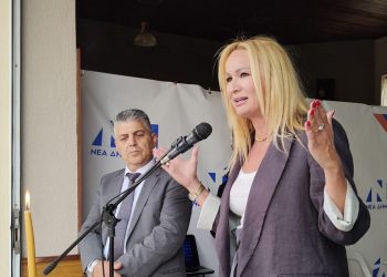 Χαρά Ξάνθη: Μήνυμα νίκης στα εγκαίνια του εκλογικού κέντρου της ΝΔ στην Φαρκαδόνα