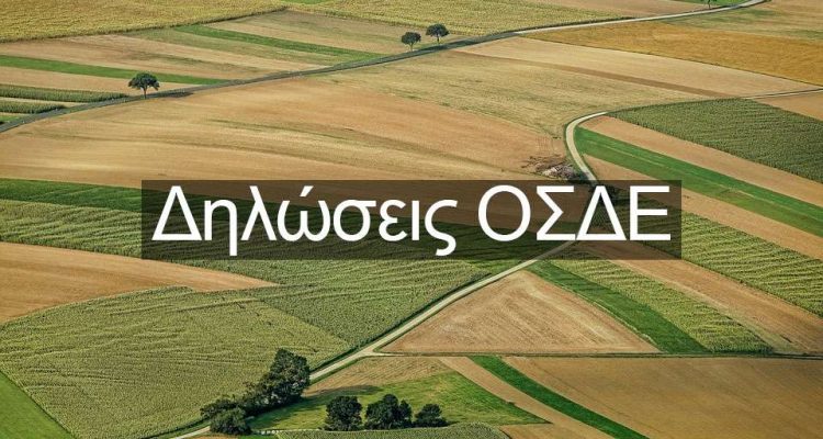 Υπουργείο Αγροτικής Ανάπτυξης: Αρχίζει η υποβολή των δηλώσεων ΟΣΔΕ στον ΟΠΕΚΕΠΕ