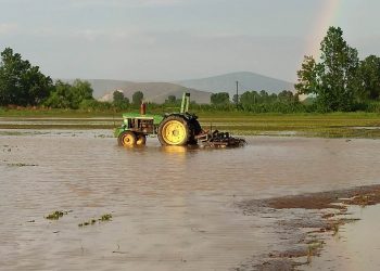 Η βροχή έπνιξε καλλιέργειες – Ποτάμια έγιναν τα χωράφια!