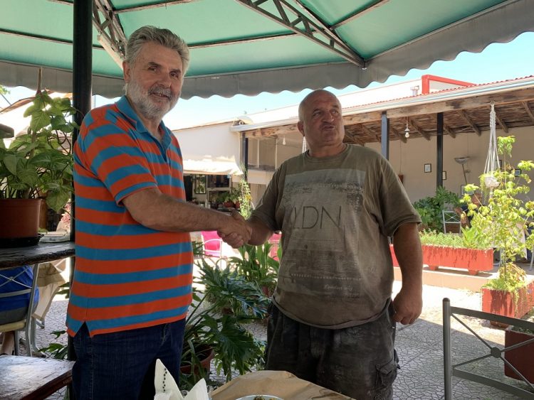 Δημήτρης Σακοράφας και Χρήστος Σταμόπουλος έδωσαν τα χέρια