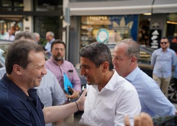 Εφ’ όλης της ύλης η επίσκεψη του Λευτέρη Αυγενάκη στα Τρίκαλα