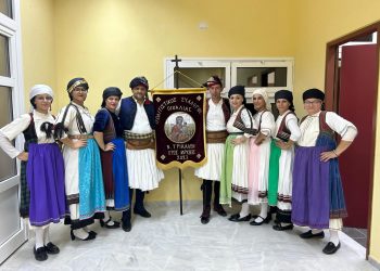 Ευχαριστήριο Πολιτιστικού Συλλόγου “Ο ΟΙΧΑΛΟΣ” προς τον Δήμαρχο Φαρκαδόνας Σπ. Αγναντή