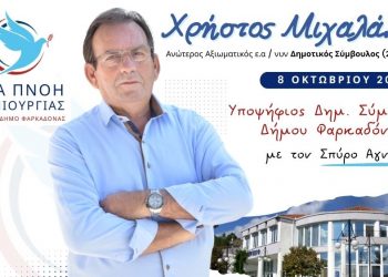 Δήλωση υποψηφιότητας Χρήστου Μιχαλάκη