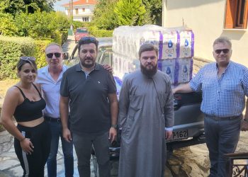 Αλληλεγγύη της ΔΕΕΠ ΝΔ Τρικάλων προς το Γηροκομείο Μ. Καλυβίων.