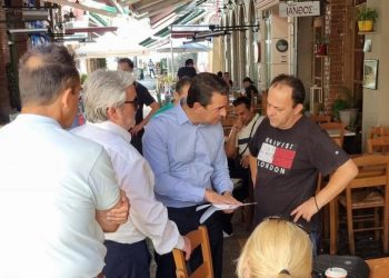 Ενημερωτικές επισκέψεις στους πληγέντες επαγγελματίες από τον Κ. Σκρέκα