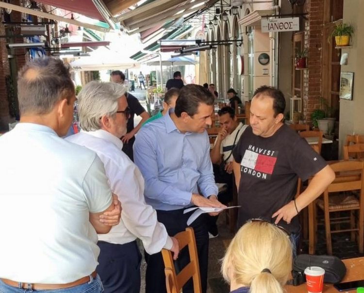 Ενημερωτικές επισκέψεις στους πληγέντες επαγγελματίες από τον Κ. Σκρέκα