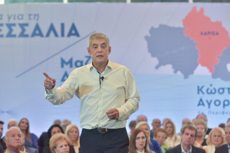 Αγοραστός στη Λάρισα:  Όλα από την αρχή, καλύτερα. Μαζί μπορούμε. Δώστε  δύναμη  στη δύναμή σας για να περάσουμε όλοι μαζί, δυνατά, μπροστά στην επόμενη μέρα για τους ανθρώπους της  Θεσσαλίας