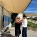 Τη δομή φιλοξενίας πλημμυροπαθών στο Κουτσόχερο επισκέφτηκε η Κοντοτόλη