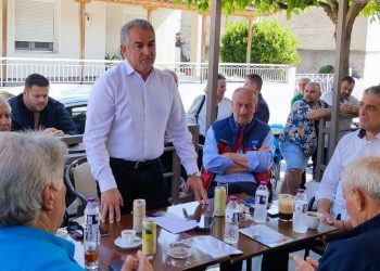 Θερμή υποδοχή στις Τοπικές Κοινότητες για τον Μιχάλη Μπαγιώτη