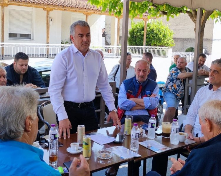 Θερμή υποδοχή στις Τοπικές Κοινότητες για τον Μιχάλη Μπαγιώτη