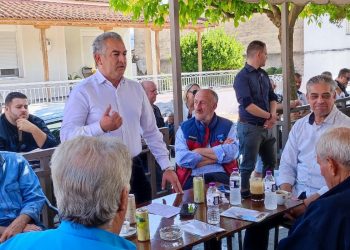 Θερμή υποδοχή στις Τοπικές Κοινότητες για τον Μιχάλη Μπαγιώτη