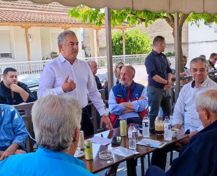 Θερμή υποδοχή στις Τοπικές Κοινότητες για τον Μιχάλη Μπαγιώτη