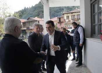 Θερμή υποδοχή στον Σκρέκα επιφύλαξαν σήμερα στο Δημαρχείο Πύλης