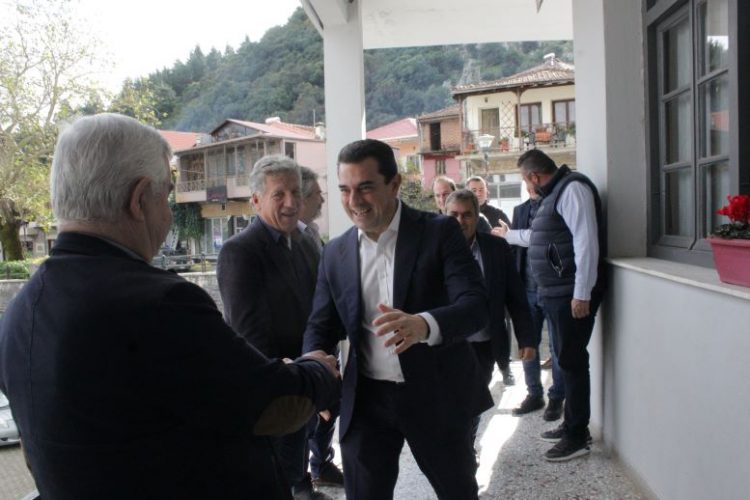 Θερμή υποδοχή στον Σκρέκα επιφύλαξαν σήμερα στο Δημαρχείο Πύλης