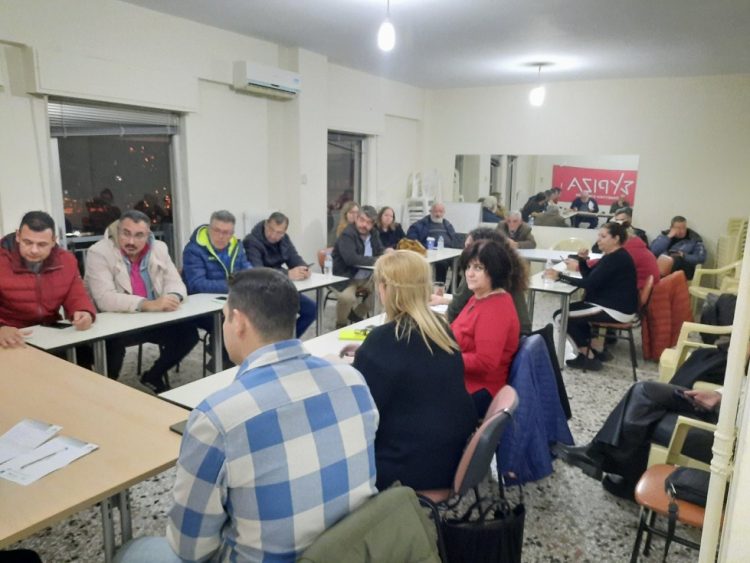 Σε κλίμα ενωτικό και συντροφικό συνεδρίασε η Νομαρχιακή του ΣΥΡΙΖΑ Τρικάλων