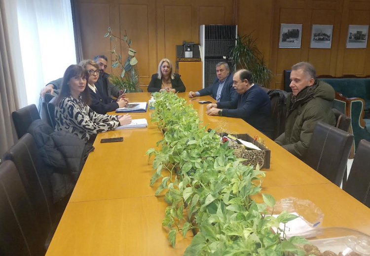 Συνάντηση της Αντιπεριφερειάρχη Χρύσας Ντιντή με τον Δήμαρχο Πύλης