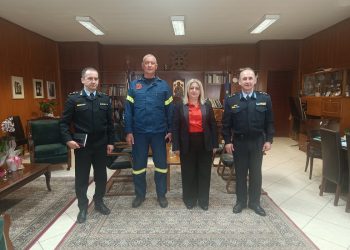 Συνάντηση Χρ. Ντιντή με τον Περιφερειακό Διοικητή των πυροσβεστικών υπηρεσιών  Θεσσαλίας
