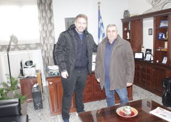Συνάντηση Μαράβα με τον Δήμαρχο Αργιθέας Ανδρέα Στεργίου