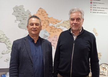 Επίσκεψη του Αντιπεριφερειάρχη Υγείας στον Διοικητή της 5ης Υ.Π.Ε.