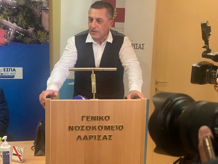 Δ. Κουρέτας. « Στολίδι» η νέα πτέρυγα του Γενικού Νοσοκομείου Λάρισας