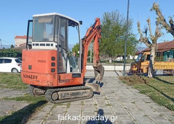 Ξεκίνησαν οι εργασίες ανάπλασης της πλατείας Πετροπόρου