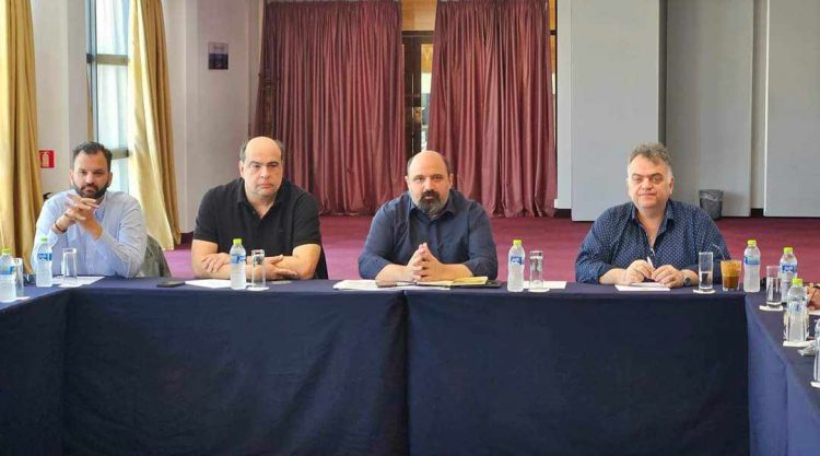 Συνάντηση εργασίας Τριαντόπουλου με τους Προέδρους και στελέχη των ΔΕΕΠ ΝΔ Θεσσαλίας