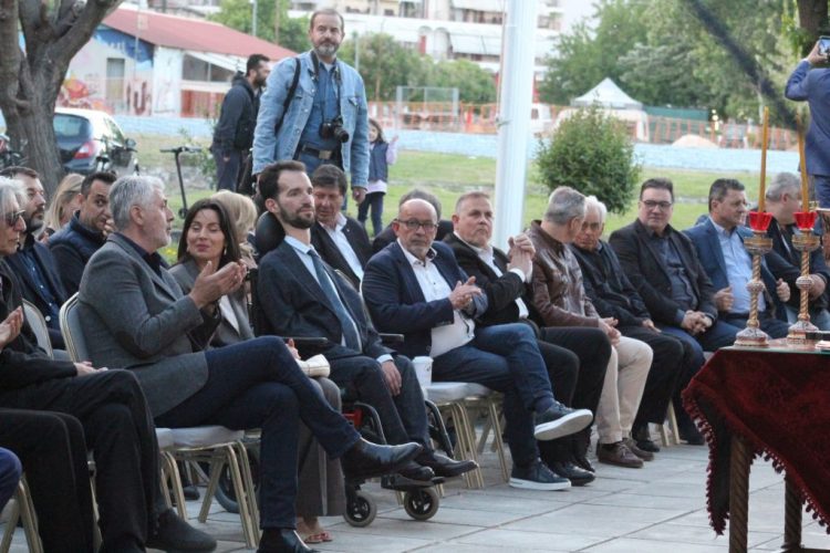 Στην τελετή ονοματοδοσίας του Δημοτικού Σταδίου Τρικάλων ο Δήμαρχος Φαρκαδόνας
