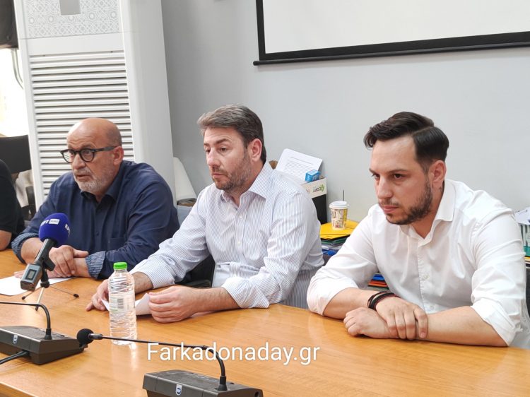 Στη Φαρκαδόνα ο πρόεδρος του ΠΑΣΟΚ Ν. Ανδρουλάκης – Συνάντηση με Δήμαρχο και Πλημμυροπαθείς!