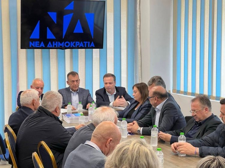 Σε κλιμάκιο της Νέας Δημοκρατίας στην Καρδίτσα ο Θανάσης Λιούτας