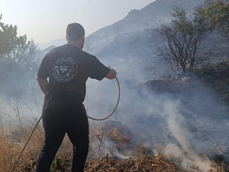 Φωτιά στο Ορθοβούνι Καλαμπάκας