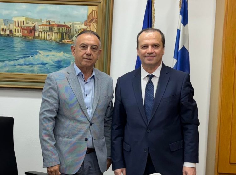 Συνάντηση Εργασίας Λιούτα με τον Υφυπουργό Αγροτικής Ανάπτυξης, Χρήστο Κέλλα