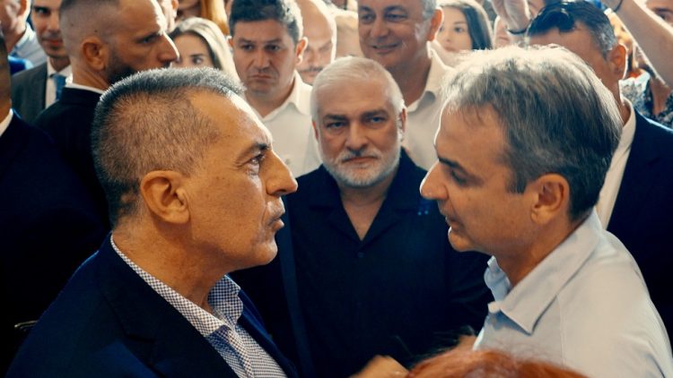 Νέα συνάντηση Δ. Κουρέτα με Κυρ. Μητσοτάκη στη ΔΕΘ  – Συζήτησαν θέματα Πολιτικής Προστασίας