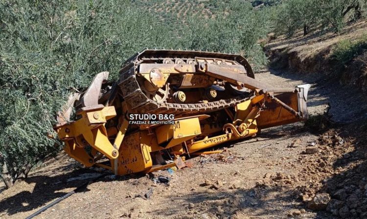 Καταπλακώθηκε χειριστής χωματουργικού μηχανήματος